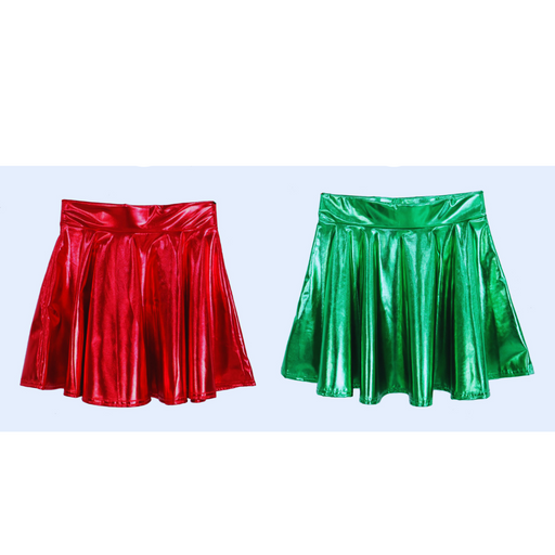 Metallic Mini Skirt Adults Asstd