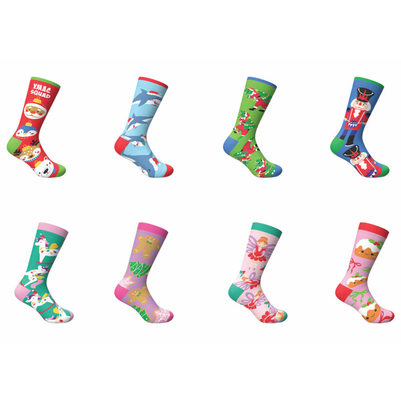 Festive Socks Kids Assorted