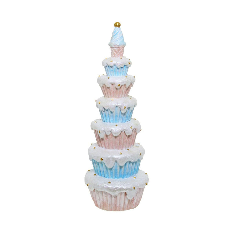 Ronis 19Cm Pink/Blue Cupcake Tree
