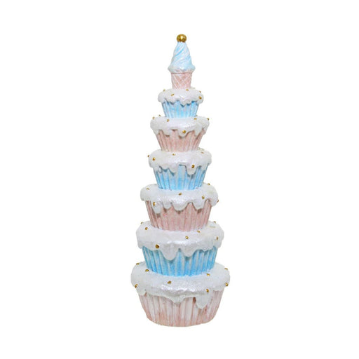 Ronis 19Cm Pink/Blue Cupcake Tree