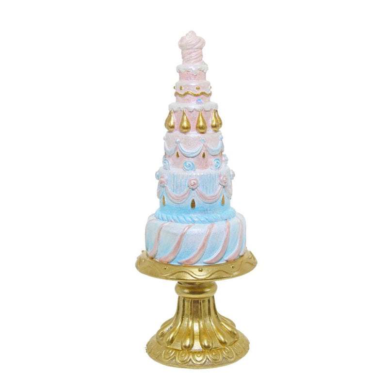 Ronis 20Cm Pink/Blue Tiered Cake Tree