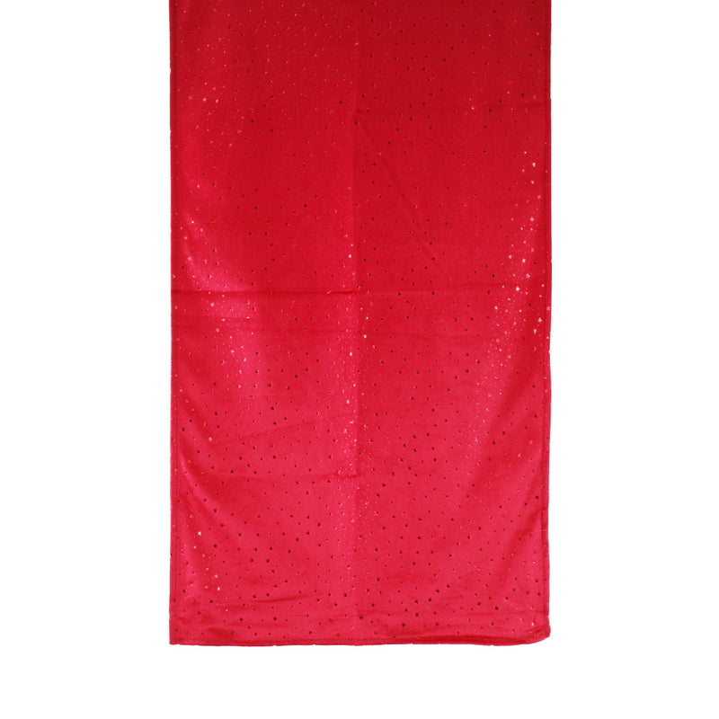 Runner Velveteen Foil Stars 180cm Assorted 2