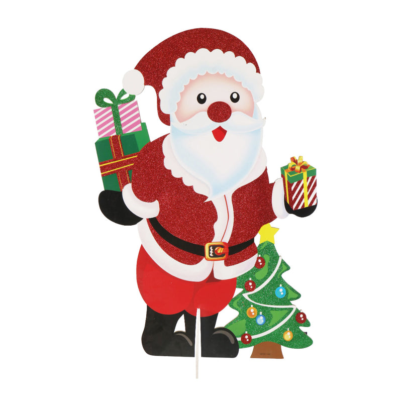 Jumbo Santa Eva Plaque Assorted 2