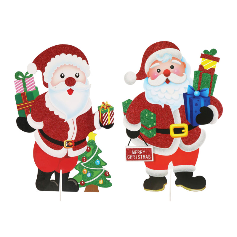 Jumbo Santa Eva Plaque Assorted