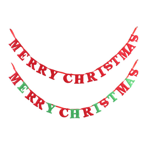 Merry Christmas Banner 160cm Assorted 