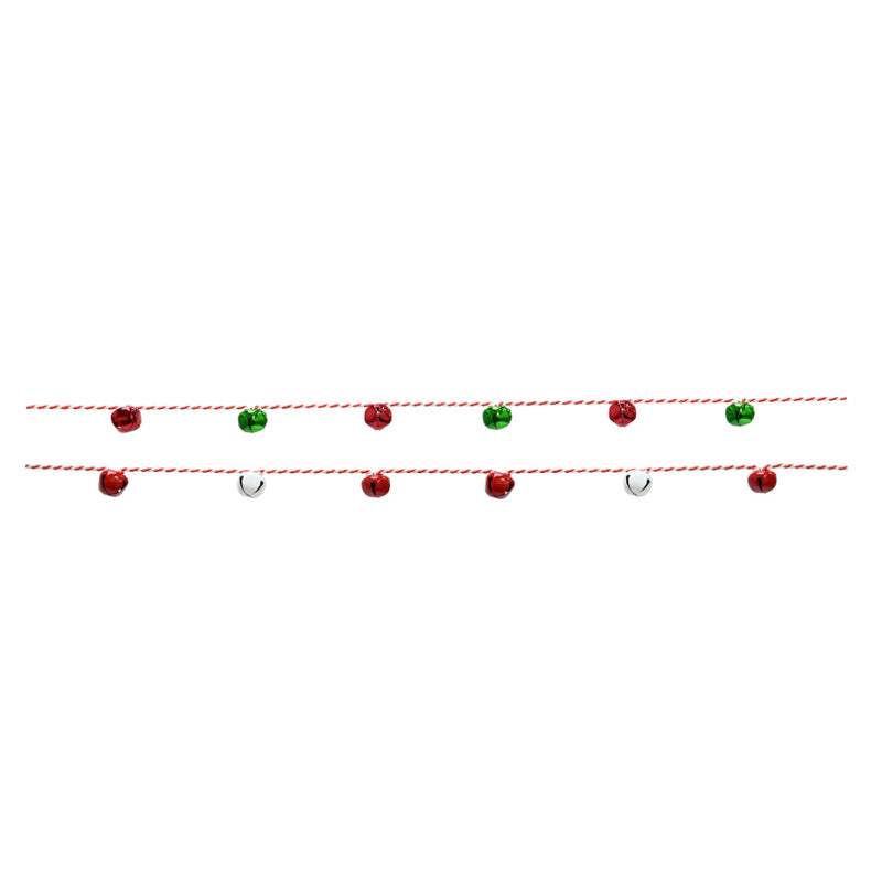 Nutbells String Garland 1.9m Assorted 6