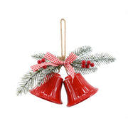Twin Bells Hanger Gingham Bow Assorted 3