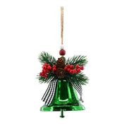 Bell Shiny Hanging Deco 20cm Assorted 4