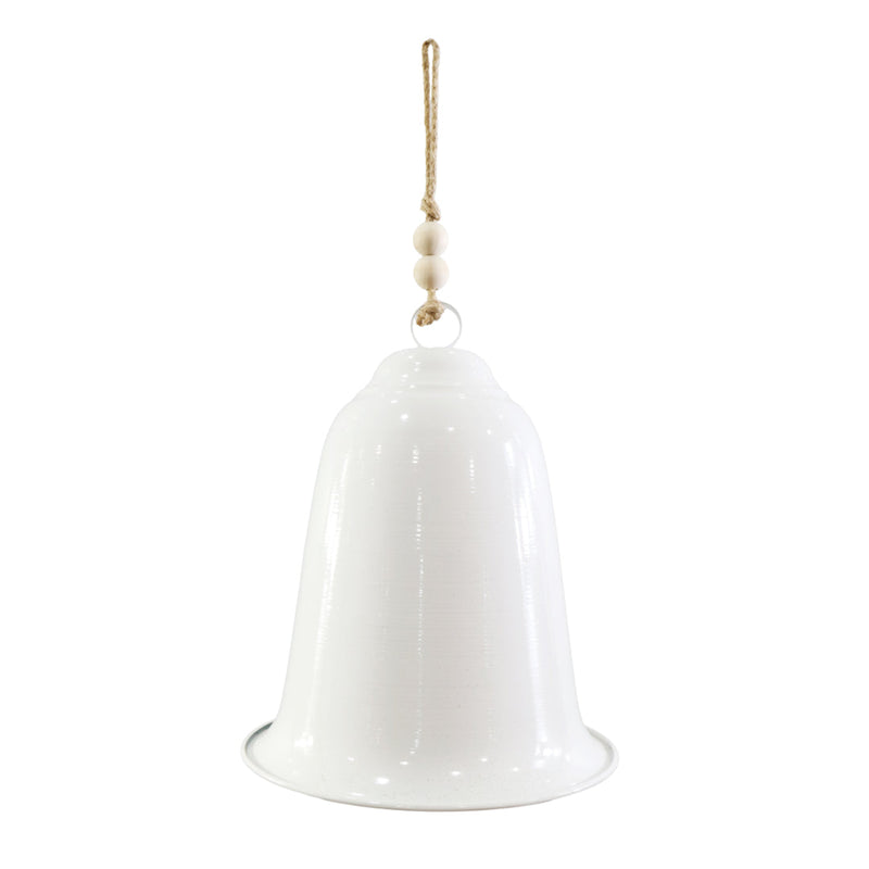 Hanging Bell Glossy White 30cm