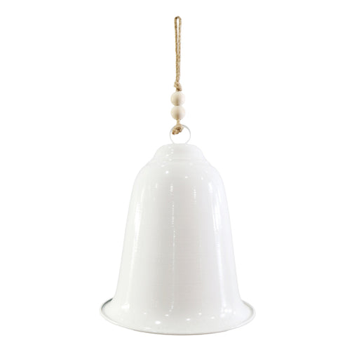 Hanging Bell Glossy White 30cm