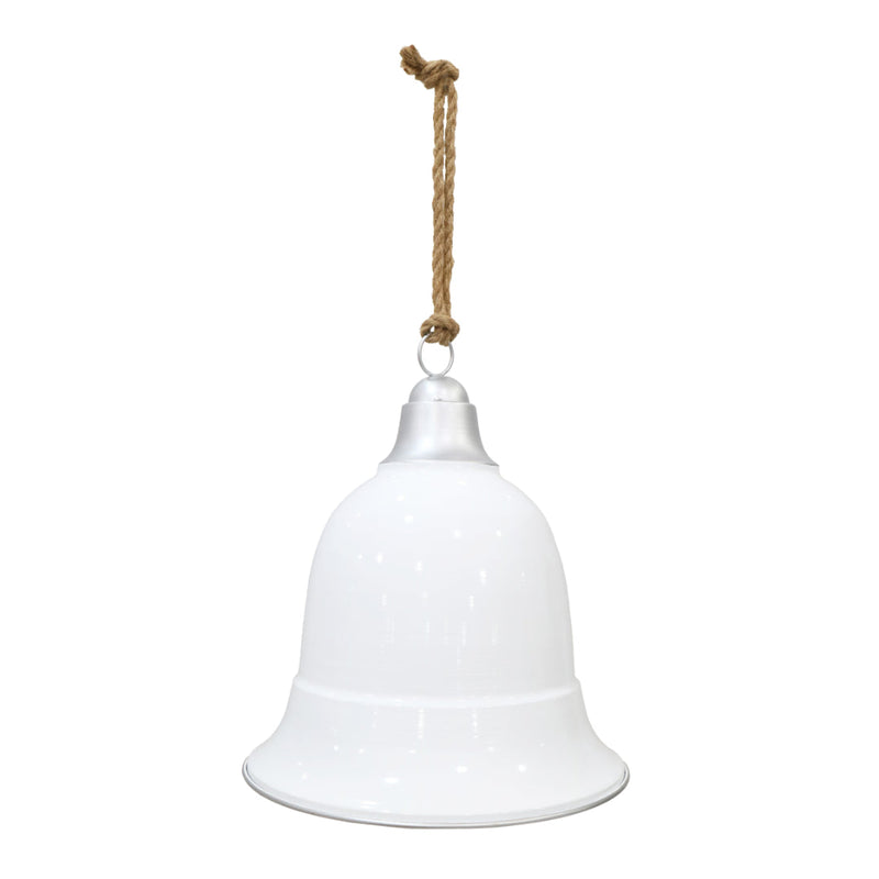 Jumbo Bell Glossy White 41cm