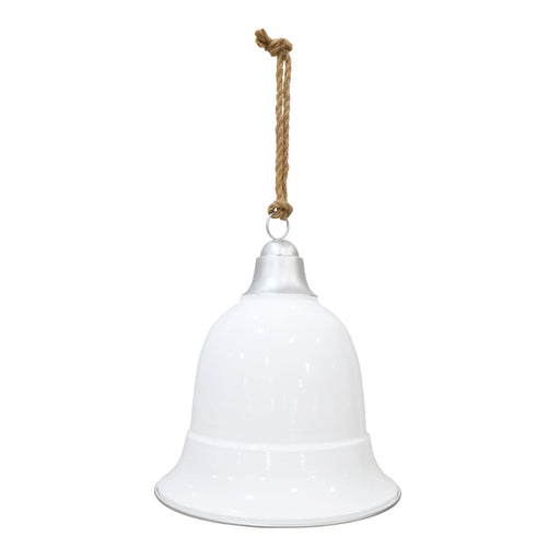 Jumbo Bell Glossy White 41cm
