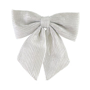 Bow Pleated Metallic Assorted 2