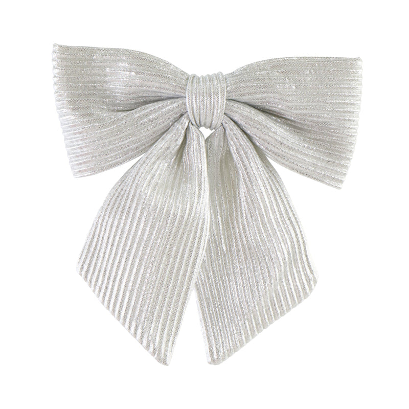 Bow Pleated Metallic Assorted 2