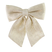 Bow Pleated Metallic Assorted 3