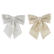 Bow Pleated Metallic Assorted