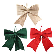 Hanging Velvet Bow Assorted