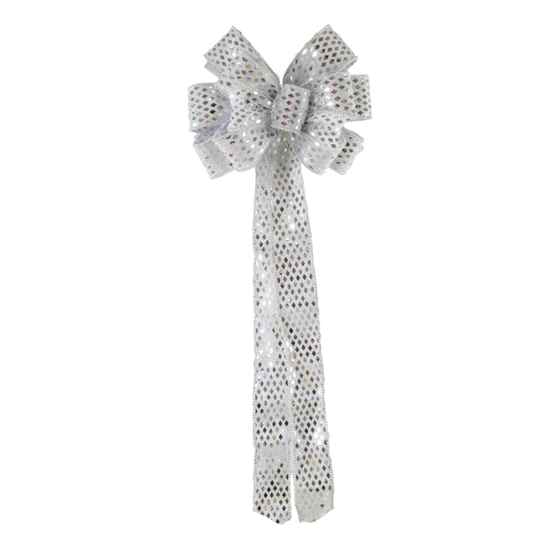 Blingy Tree Topper Bow Assorted 2