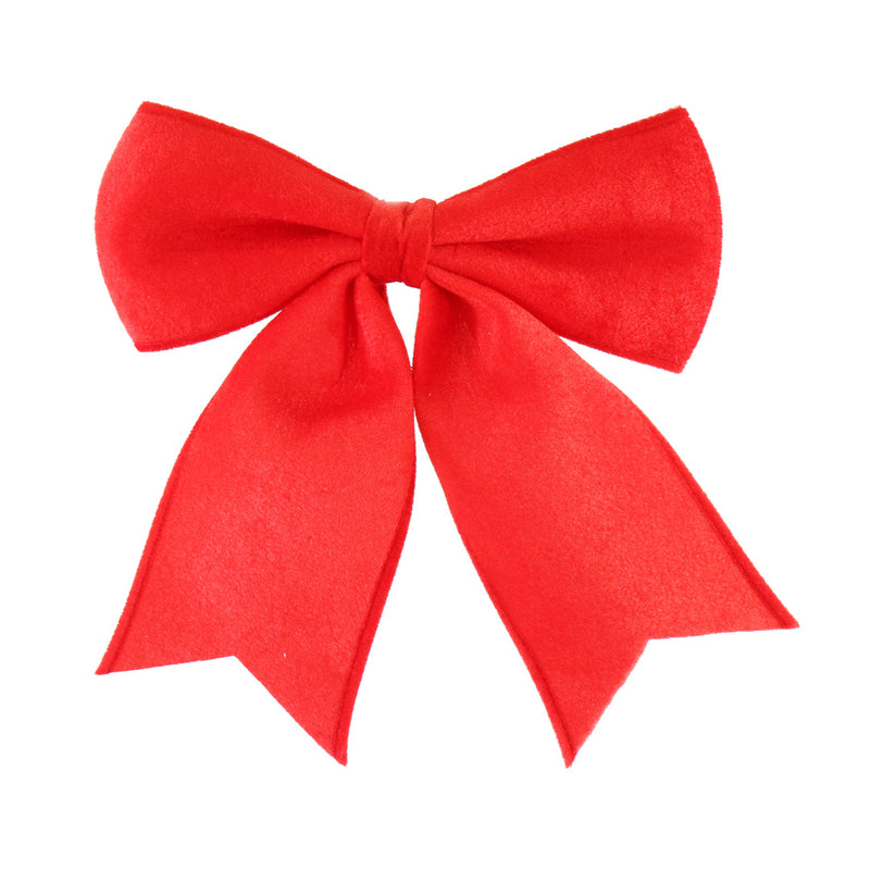 Bow Red Velveteen Assorted 2