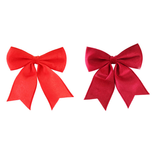 Bow Red Velveteen Assorted