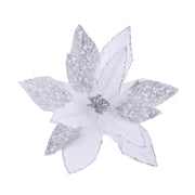 Pale Pearl Poinsettia Stem Assorted 3