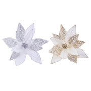 Pale Pearl Poinsettia Stem Assorted