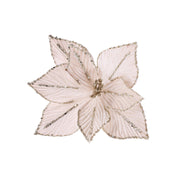 Velvet Poinsettia Stem Assorted 5