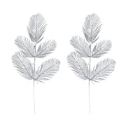 Glitter Leaf Pearl Pick 2pk 40cm Assorted 3 – thumbnail