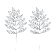 Glitter Leaf Pearl Pick 2pk 40cm Assorted 6 – thumbnail
