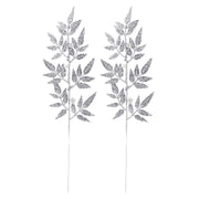 Glitter Leaf Pearl Pick 2pk 40cm Assorted 10 – thumbnail