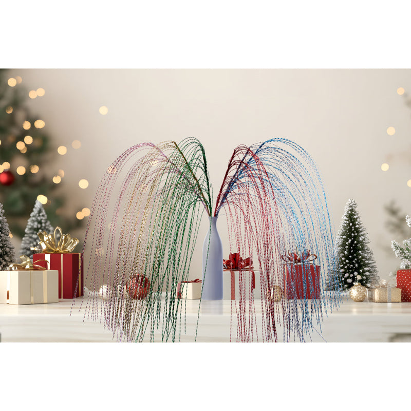 Metallic Draping Spray 134cm Assorted 8