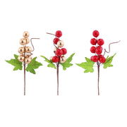 Berry Cluster Pick 21cm Assorted