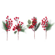 Pine Berry Pick 24cm Assorted