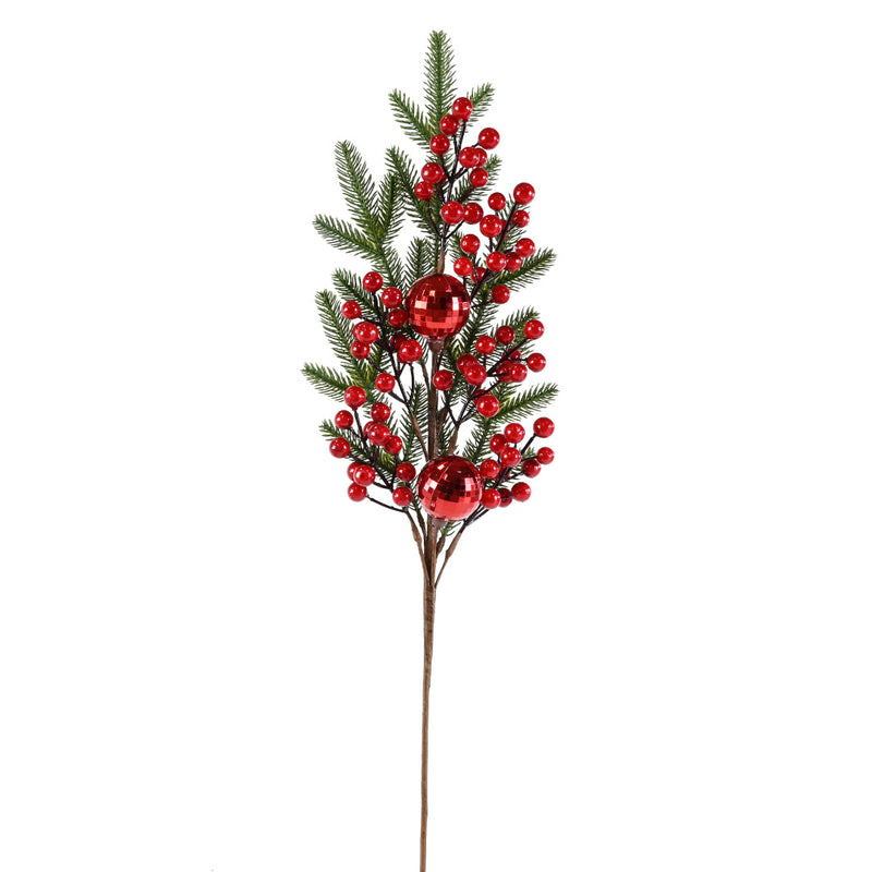 Berry Pine Deco Pick 68cm Assorted 2