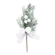 Bauble Pine Pick 31cm Assorted 5