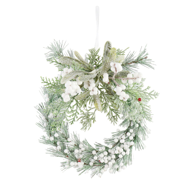 Mini Icy Berry Wreath 20cm Assorted 3