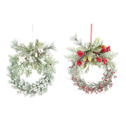 Mini Icy Berry Wreath 20cm Assorted