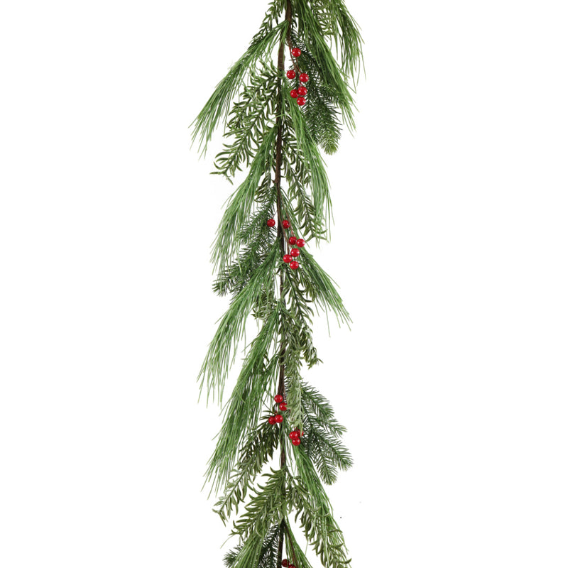 Leafy Berry Garland 180cm Assorted 2