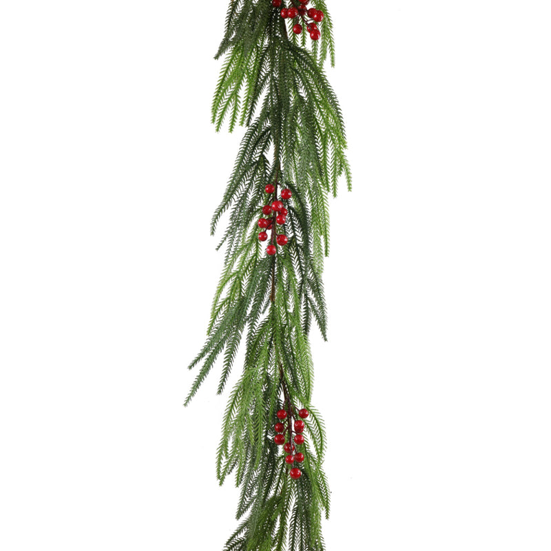 Leafy Berry Garland 180cm Assorted 3