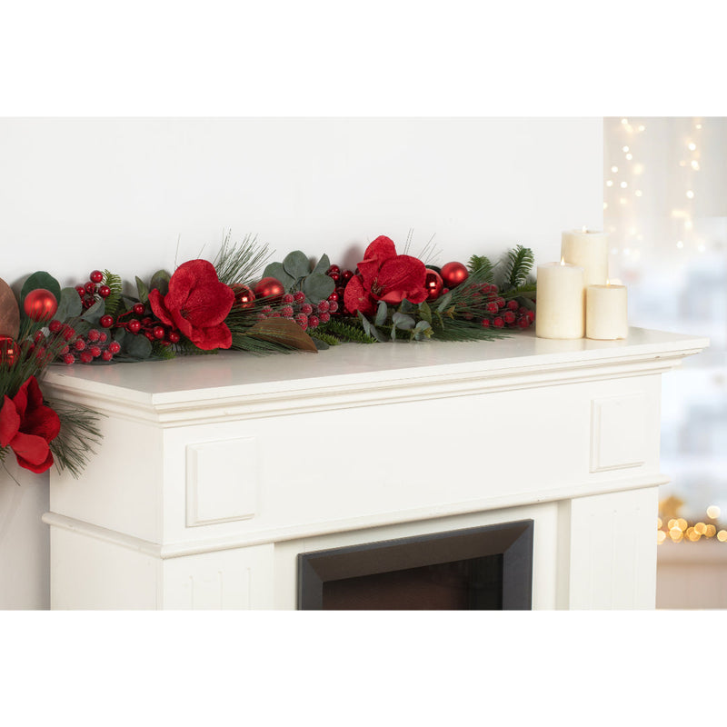Magnolia Berry Garland 155cm 3