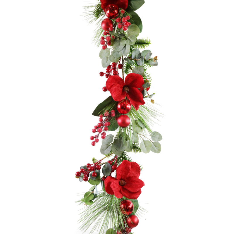 Magnolia Berry Garland 155cm