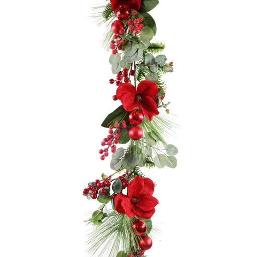 Magnolia Berry Garland 155cm