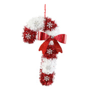 Tinsel Hanging Candycane Assorted 3