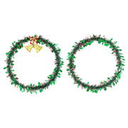 Tinsel Hula Hoop Wreath 70cm