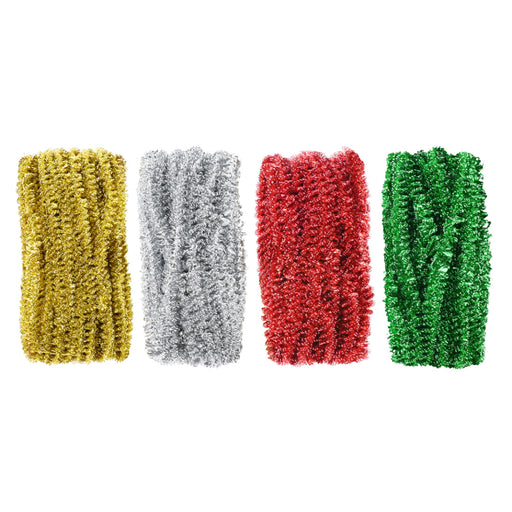 Tinsel Fine Cut Spiral 10m Assorted