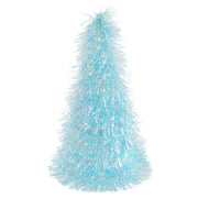 Tinsel Cone Tree Iridescent 26cm Assorted 2
