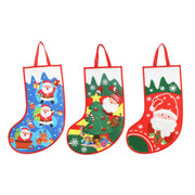Stocking Pe Colourful Print 61cm Assorted