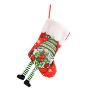 Stocking Candy Legs Gnome 51cm Assorted 2