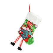 Stocking Candy Legs Gnome 51cm Assorted 3