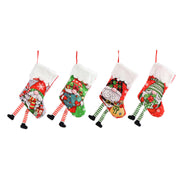 Stocking Candy Legs Gnome 51cm Assorted